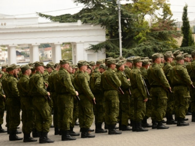 Севастополь: на проводах военных РФ заявили, что они идут бороться с «бесовщиной» и «нацистами» (+фото)