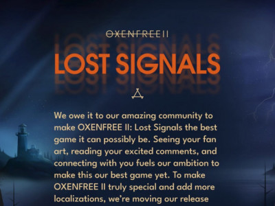 Сиквел Oxenfree перенесли на следующий год