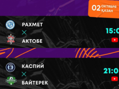 Прямая трансляция матчей 4-го тура чемпионата Казахстана по футзалу на 2-ое октября