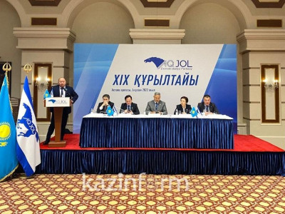 Делегаты съезда партии «Ак жол» проголосовали за кандидатуру Токаева