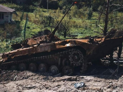 Знищена російська техніка на звільнених від окупантів українських територіях. ФОТО