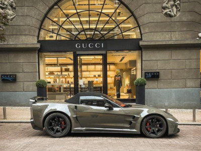 У Києві помітили унікальний Chevrolet Corvette від українських тюнерів