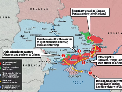 Daily Mail прогнозирует наступление ВСУ, которое разорвет армию РФ в Украине на две части
