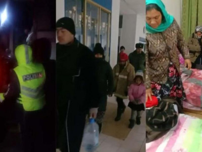 Иностранцев эвакуировали из замерзшего на трассе автобуса в Акмолинской области