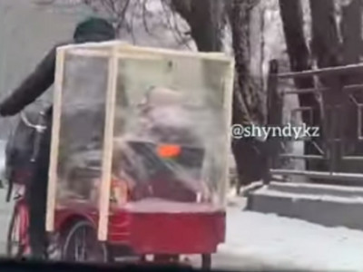 Умиливший Казнет отец с дочерью на велосипеде, кто он?