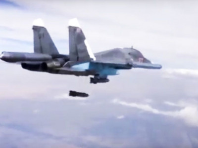 В окрестностях Бахмута приземлили вражеский бомбардировщик Су-34 — журналист