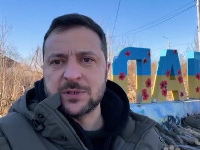 Зеленский отправился на передовую в Донецкую область