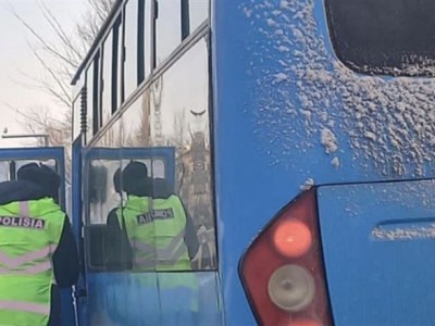 Шесть человек наказаны за выпуск на дорогу неисправных автобусов в Жамбылской области