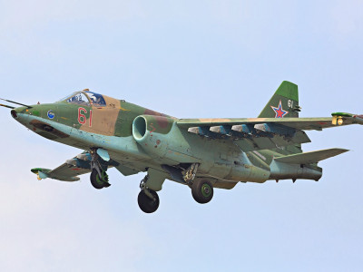 Украинские защитники сбили российский штурмовик Су-25