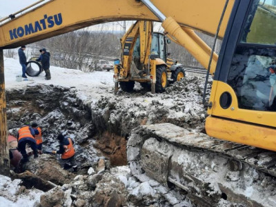 Больше суток потребовалось коммунальщикам Петропавловска на ликвидацию аварии