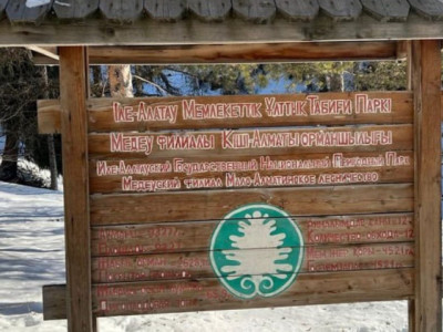 Новый КПП установили в Иле-Алатауском нацпарке в Алматы
