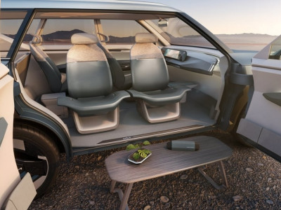 Kia представляє в Китаї концепт позашляховика EV5 із сидіннями, які повертаються на 180 градусів