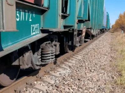 Поезд из Беларуси сошел с рельсов в Алматинской области