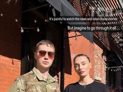 У патріотичній футболці з Зеленським: модель Аліна Байкова зустрілася із захисником “Азовсталі” (ФОТО)