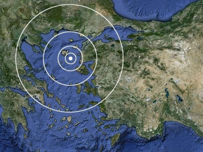 Землетрясение силой 4,7 произошло в Эгейском море