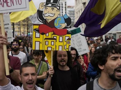 Португальцы протестуют против жилищного кризиса