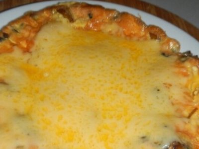 Мамины секреты Омлет на сметане с шампиньонами