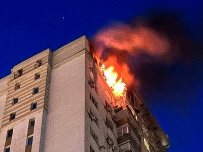Ночная атака на Киев: много повреждений в результате падения обломков БПЛА, есть жертвы