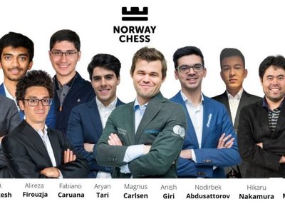 Мамедъяров против Тари на старте Norway Chess