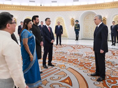 Верительные грамоты послов ряда государств принял президент Казахстана
