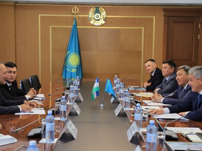 Ермаганбет Булекпаев встретился с послом Узбекистана