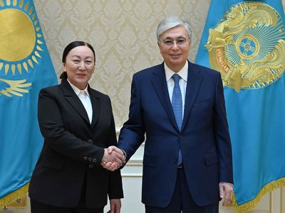 Президент РК принял президента Национальной академии наук Кунсулу Закарью
