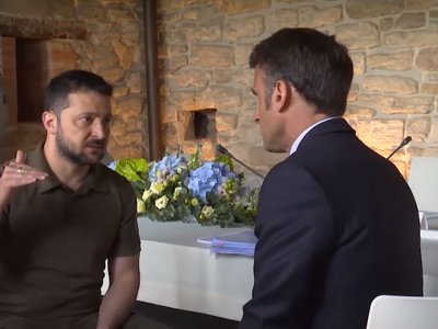 Зеленский после встречи с Макроном анонсировал решение о подготовке украинских пилотов истребителей