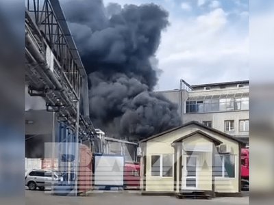 У промисловій зоні Москви стався вибух: є постраждалий (відео)