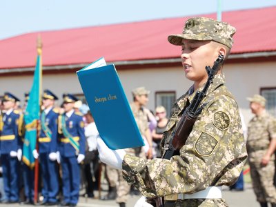 Новобранцы Сил воздушной обороны приведены к присяге