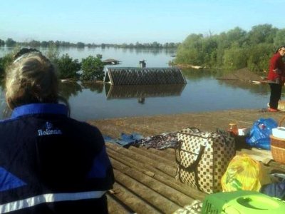 Олешки и Каховку полностью затопило. Оккупационная власть кинула людей на произвол судьбы