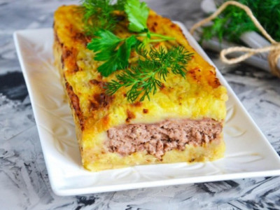 Давно забытый вкус: рецепт картофельной запеканки с фаршем Как в детском саду