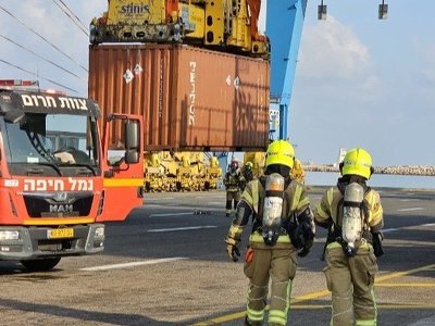 ЧП в Хайфском порту: утечка горючего и токсичного вещества