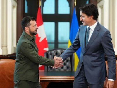 Зеленский выступил перед парламентом Канады. Оттава пообещала поставки танков Leopard