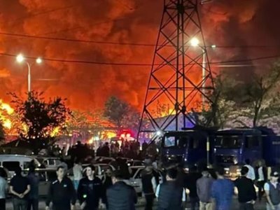 В Ташкенте на таможенном складе близ аэропорта произошел взрыв