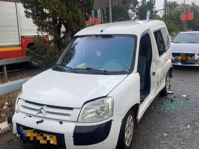В Хайфе столкнулись три автомобиля