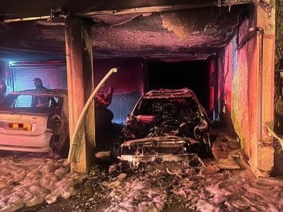 Явный поджёг: сгорели 6 автомобилей