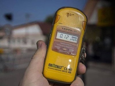 Радіаційний фон в контрольних точках Запорізької області