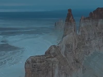 Завораживающий марсианский пейзаж сняли на видео в Казахстане