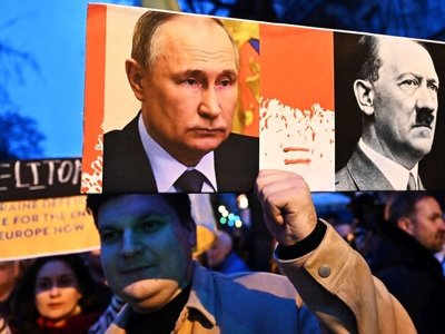24 февраля на различных акциях по всей России задержали более 40 человек