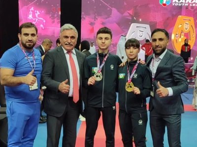 Азербайджанские чемпионы в ОАЭ