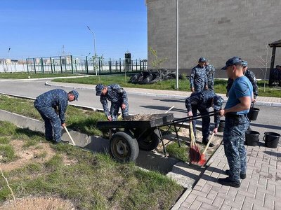 ПОЛИЦЕЙСКИЕ ТУРКЕСТАНСКОЙ ОБЛАСТИ ПОДДЕРЖАЛИ АКЦИЮ ТАЗА ҚАЗАҚСТАН