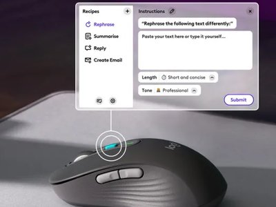 Logitech выпускает специальную мышь для работы с искусственным интеллектом