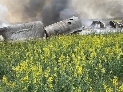 Мгновенная карма в действии. В России разбился самолет Ту-22, который ночью пускал ракеты по Украине