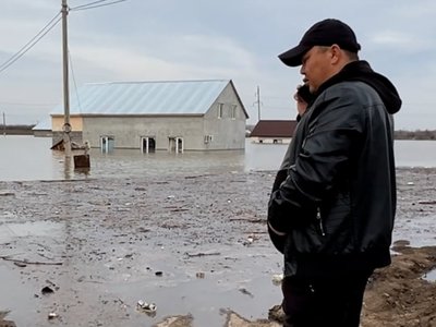 В Январцево за сутки уровень воды в реке Урал поднялся на 28 сантиметров