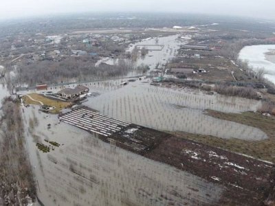 Уровень воды в Урале в черте Уральска повысился на 34 сантиметра и приближается к критической отметке
