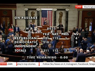 Палата представителей Конгресса США приняла законопроект об оказании помощи Украине