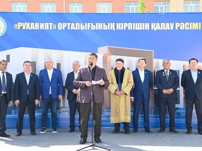 В Сырдарьинском районе заложен фундамент центра Руханият с круглосуточной библиотекой