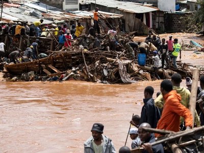 Из-за внезапного наводнения в Кении погибли десятки людей