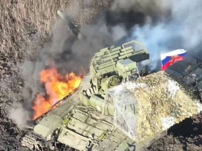 Всю вражескую технику сожгли. ВСУ показали разгром штурмовой колонны оккупантов под Красногоровкой. Видео