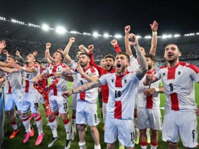 Грузия отметила участие футбольной сборной в Евро 2024 грандиозной акцией